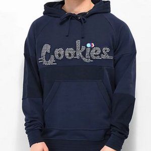 Cookies Back To Back French Terry Navy Pullover Hoodie